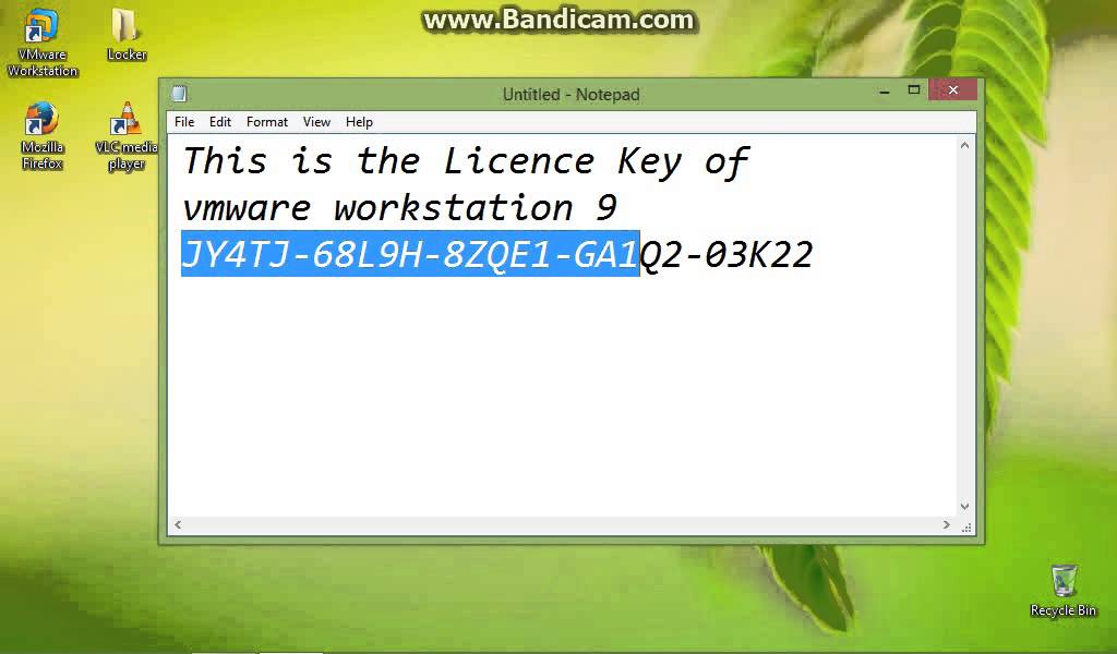 vm workstation license key